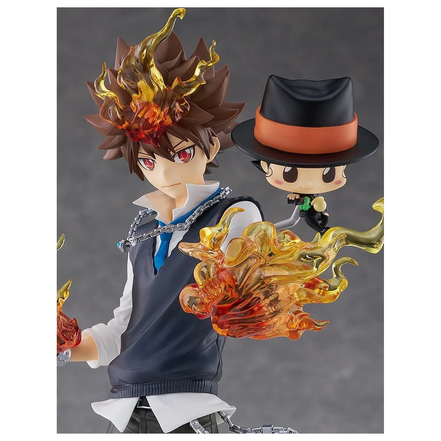 Katekyo Hitman Reborn Pop Up Parade SP PVC figurine 2 piese Tsunayoshi Sawada & Reborn 24 cm poza produsului