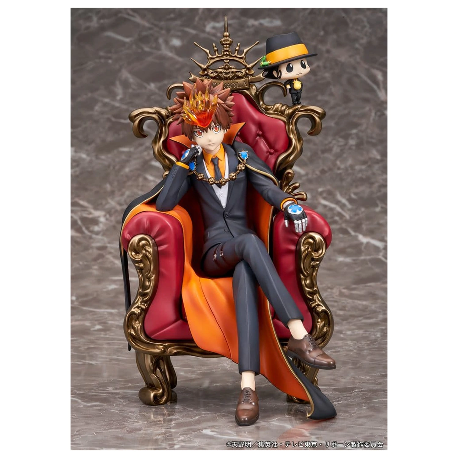 Figurina PVC Katekyo Hitman Reborn Tsunayoshi Sawada & Reborn 21 cm poza produsului