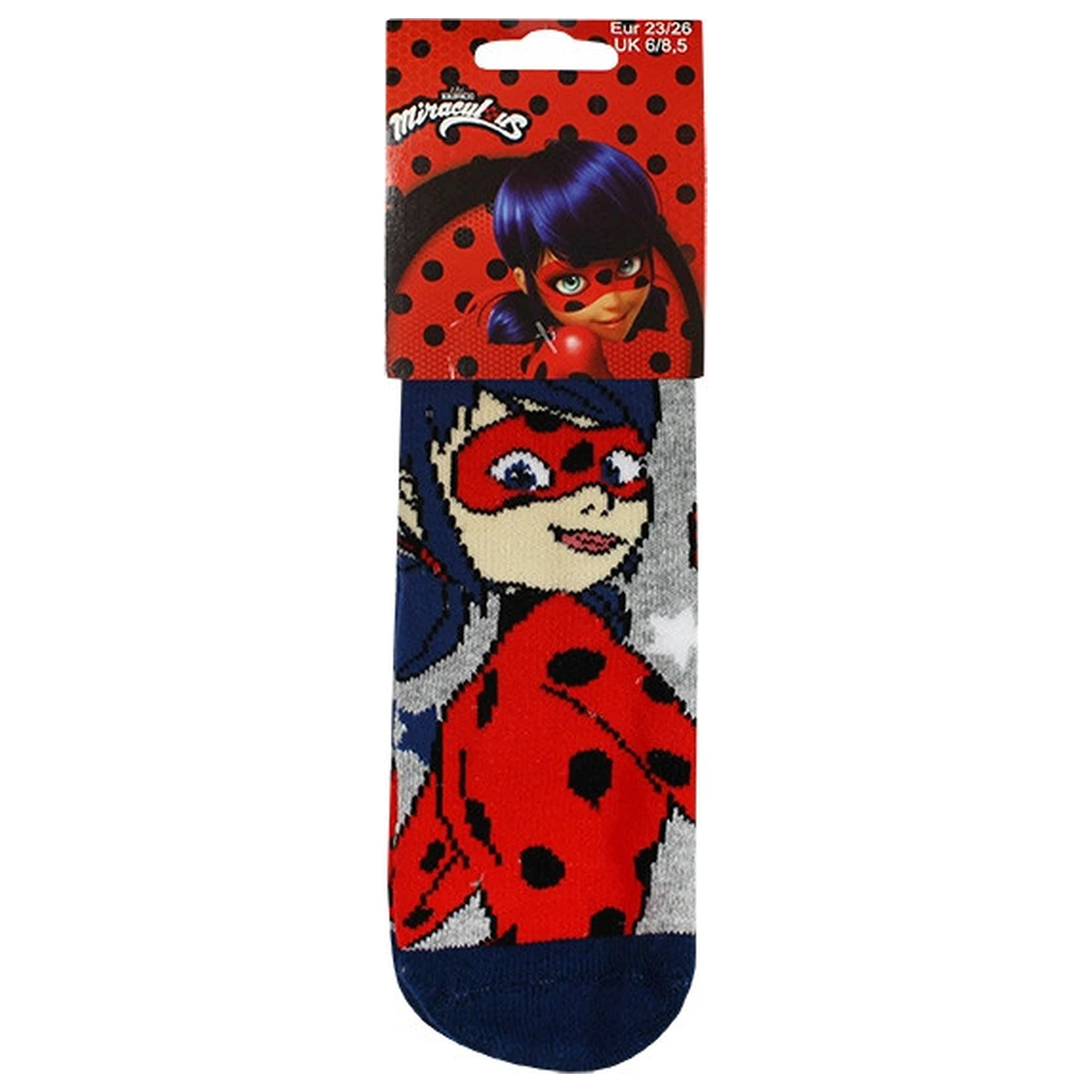 Miraculous: Tales of Ladybug & Cat Noir Adventures Grey Kid Thick Anti-Slip șosete 31/34 poza produsului