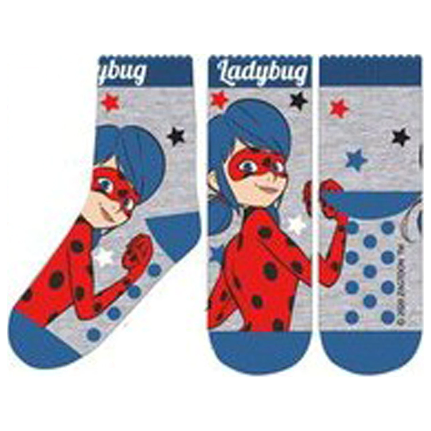 Miraculous: Tales of Ladybug & Cat Noir Adventures Grey Kid Thick Anti-Slip șosete 31/34 poza produsului