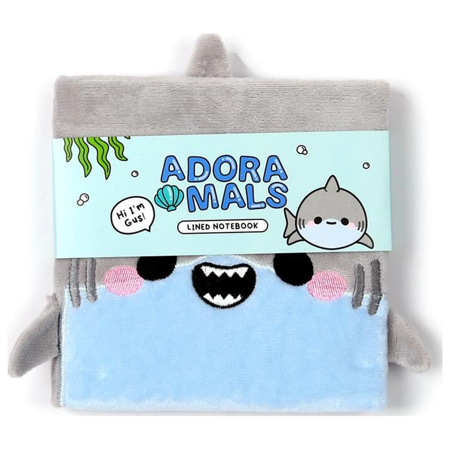 Kawaii Adoramals Shark Premium Fluffy Caiet poza produsului