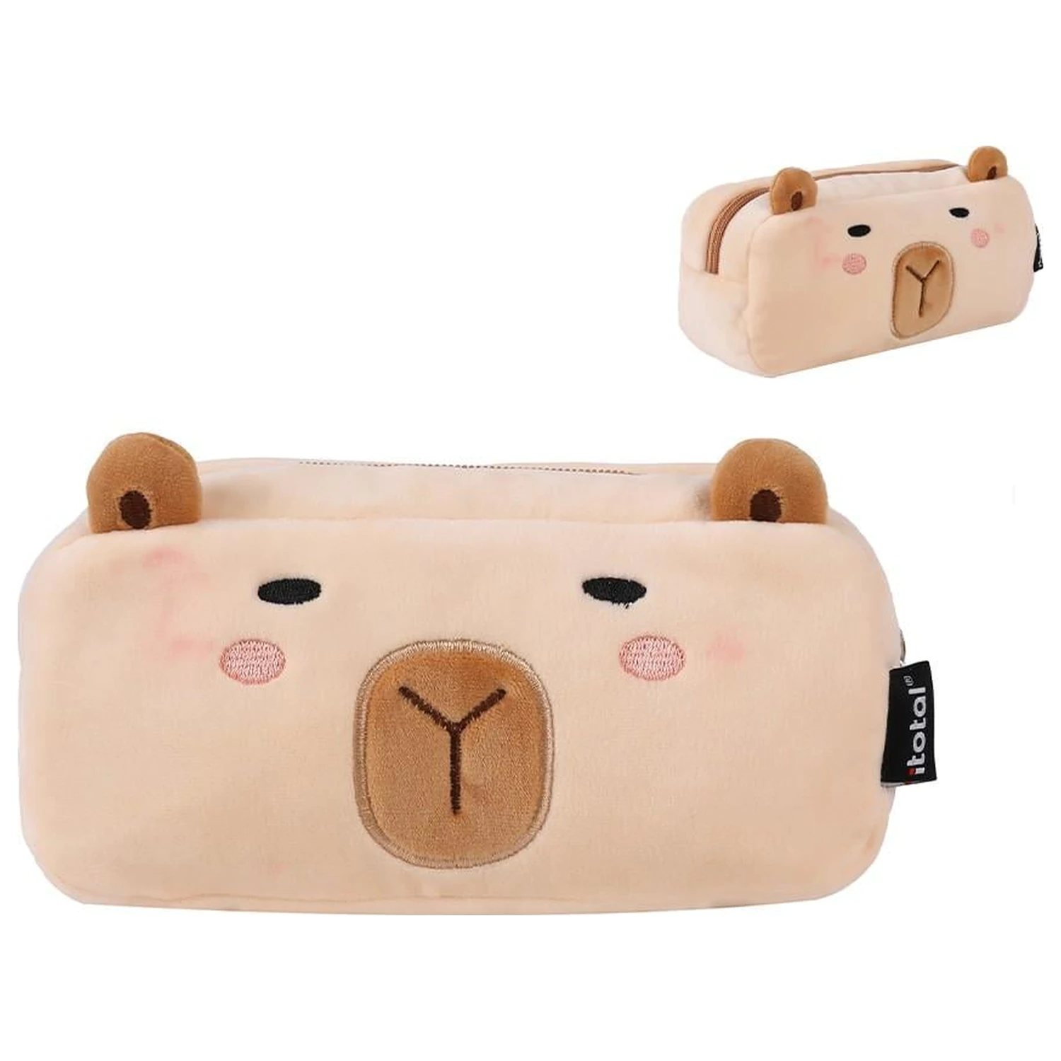KAWAII Capybara Plush Penar pentru Creioane poza produsului