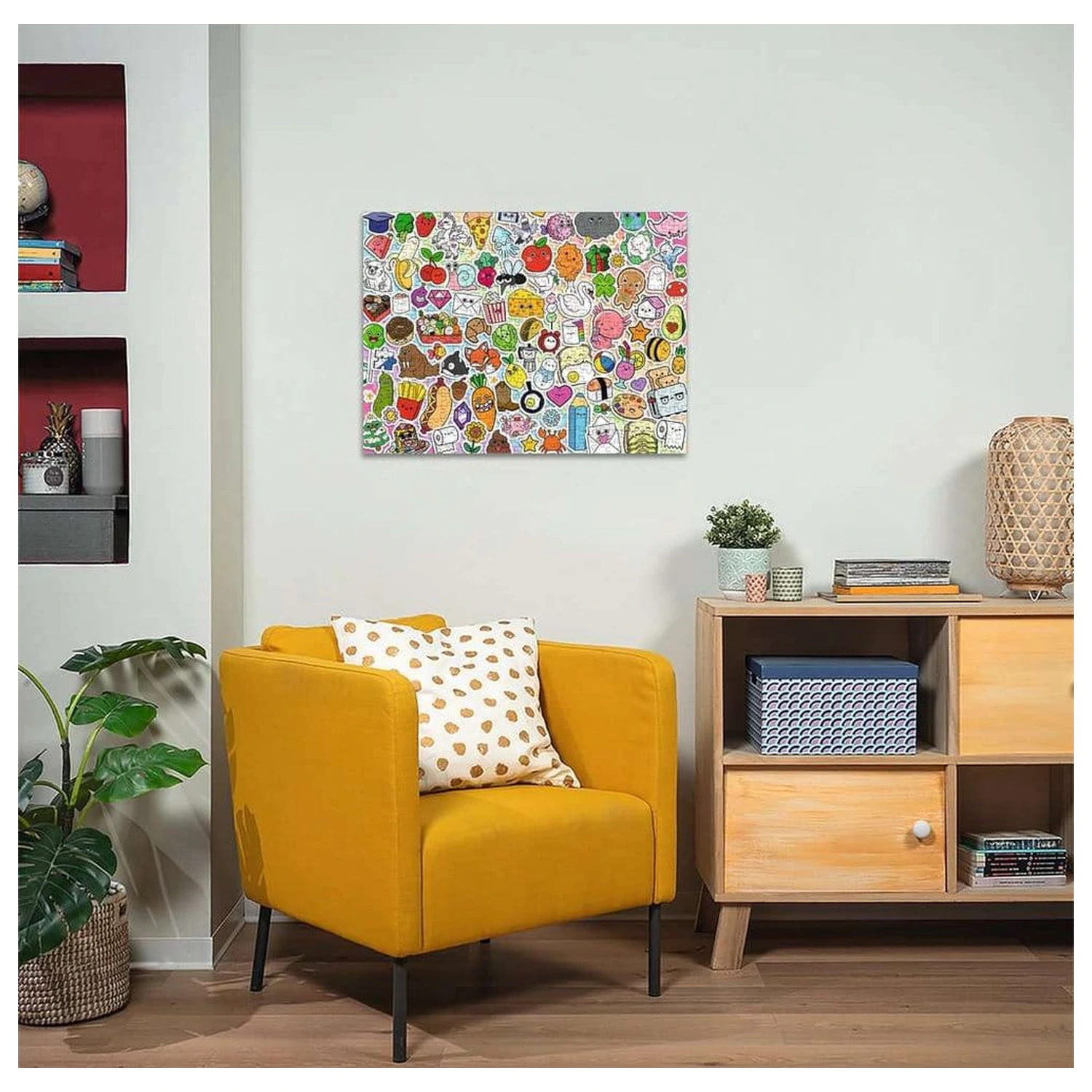 Kawaii Jigsaw Puzzle Cute Kawaii Chaos (500 de piese) poza produsului