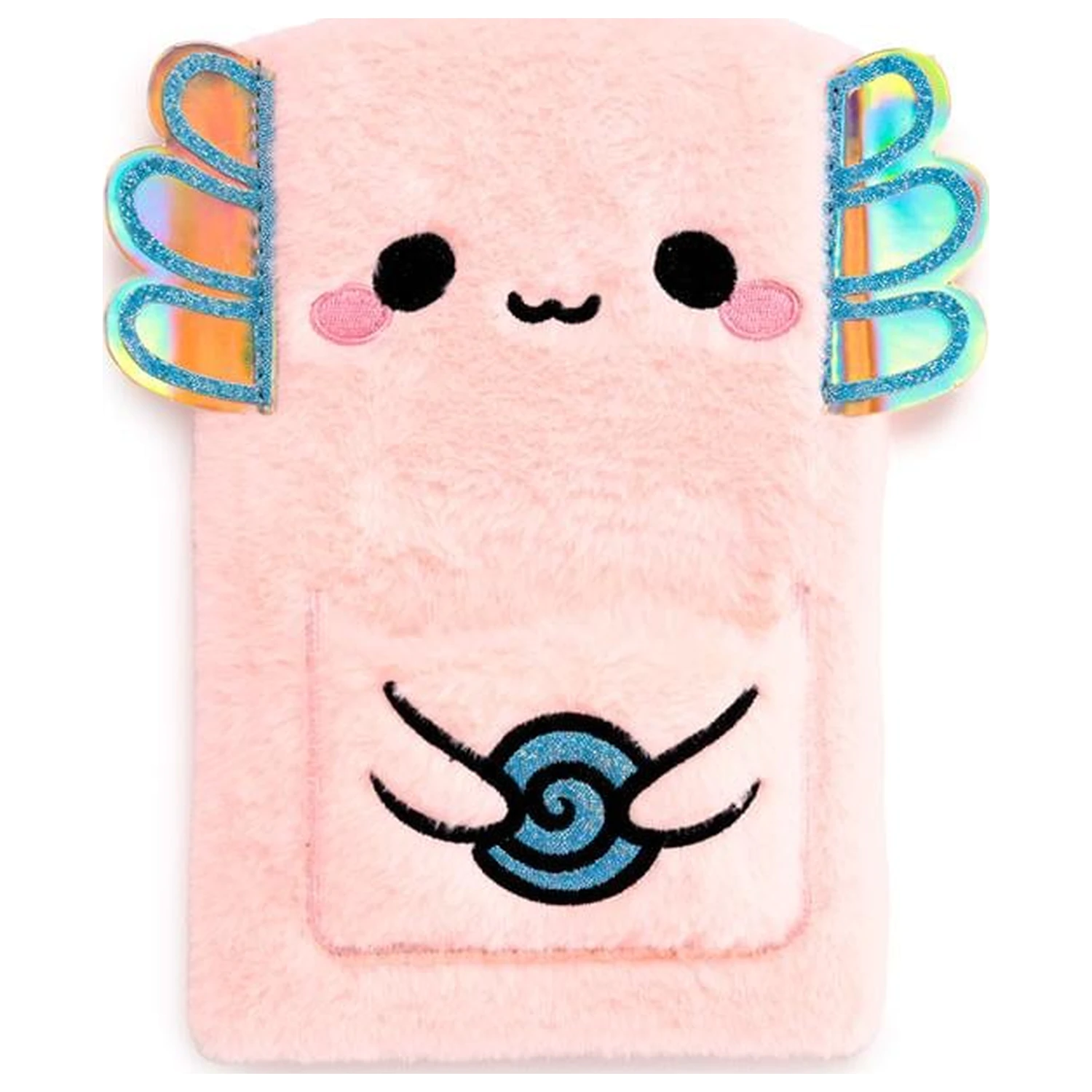Kawaii Maddie the Axolotl Premium Fluffy Notebook + 1 Mini poza produsului