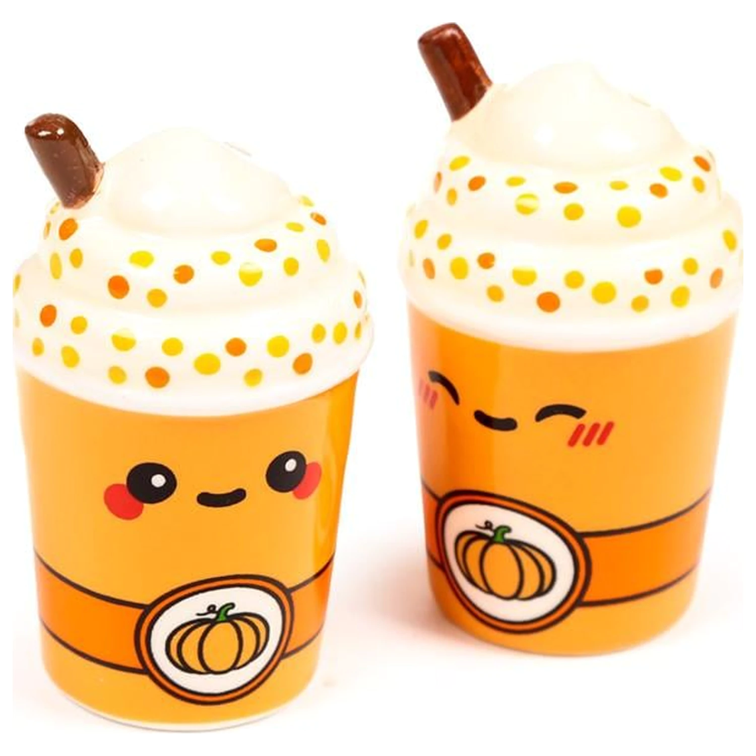 KAWAII Spiced Pumpkin Latte Set de recipiente pentru sare si piper poza produsului