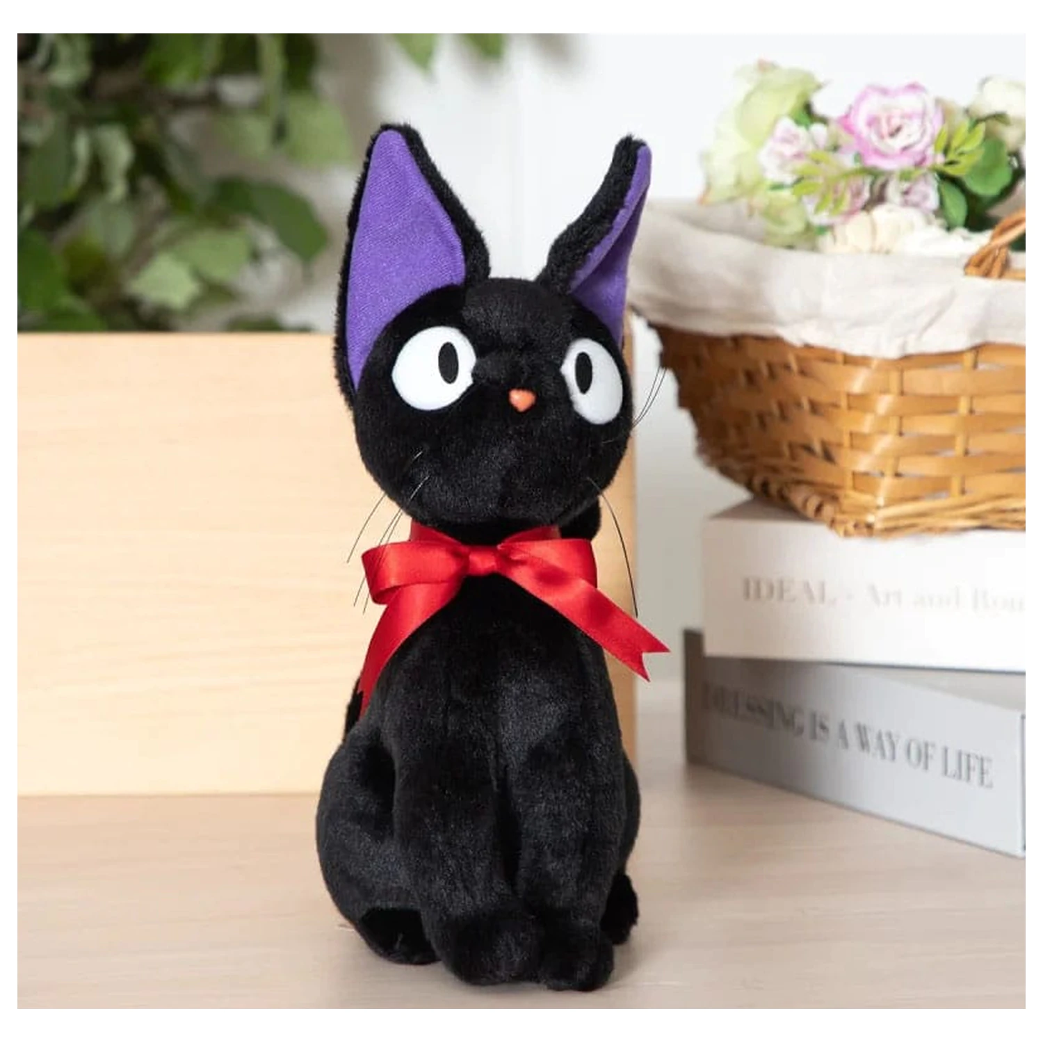 Kiki's Delivery Service Figurina de pluș Jiji Șezând M 32 cm poza produsului
