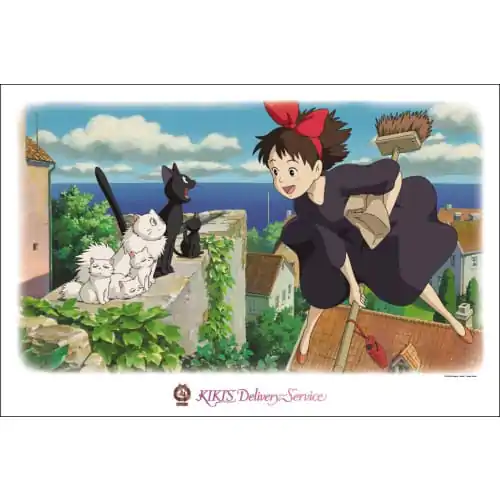 Kiki's Delivery Service Puzzle cu piese Kiki and the cats (1000 piese) poza produsului