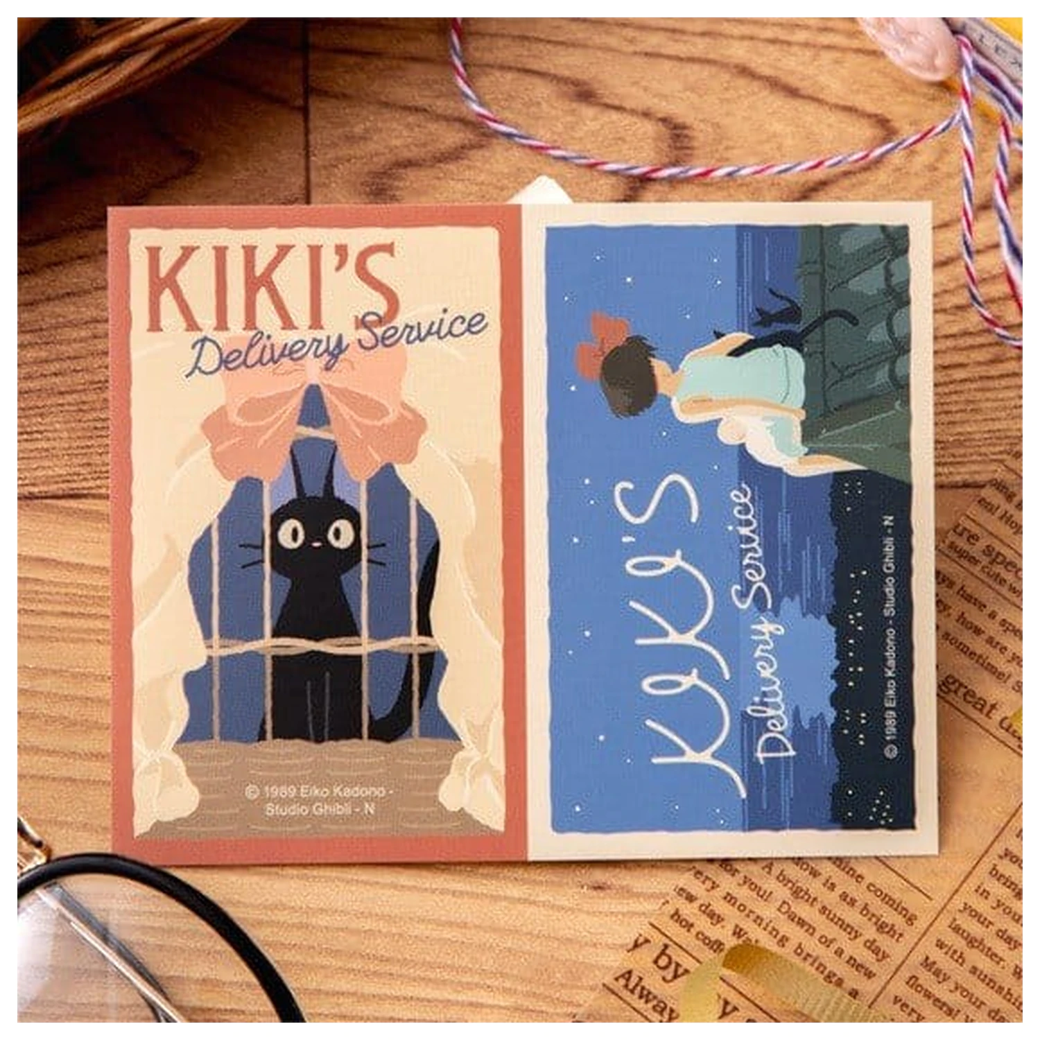 Kiki's Delivery Service Sticker Kiki & Jiji Retro autocolant poza produsului