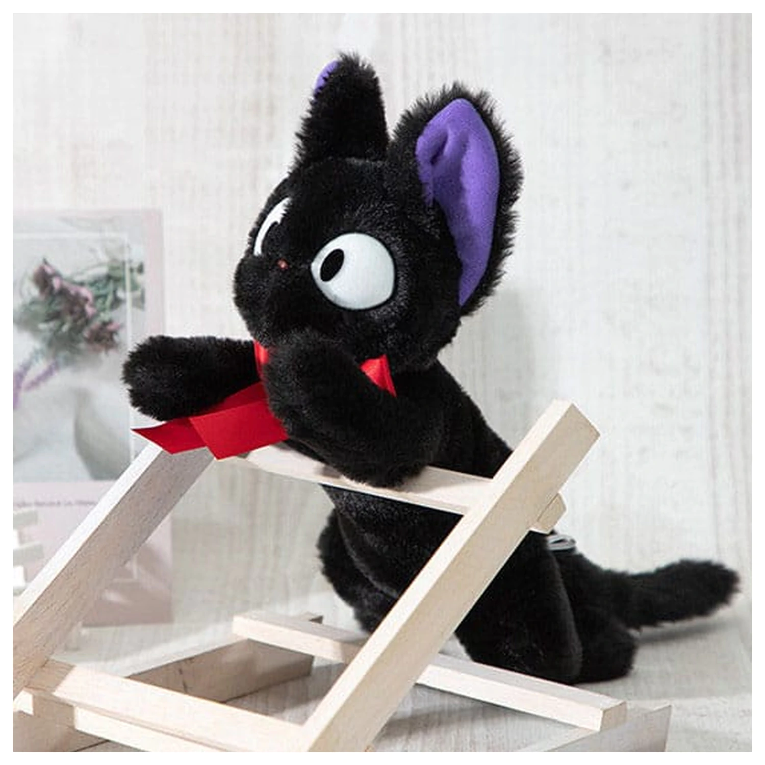 Kiki's Delivery Service Nakayoshi Figurina de plus Jiji Culcat poza produsului