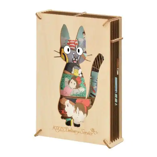 Kit Model de Hârtie Kiki's Delivery Service Paper Theater Stil Lemn Siluetă Jiji poza produsului