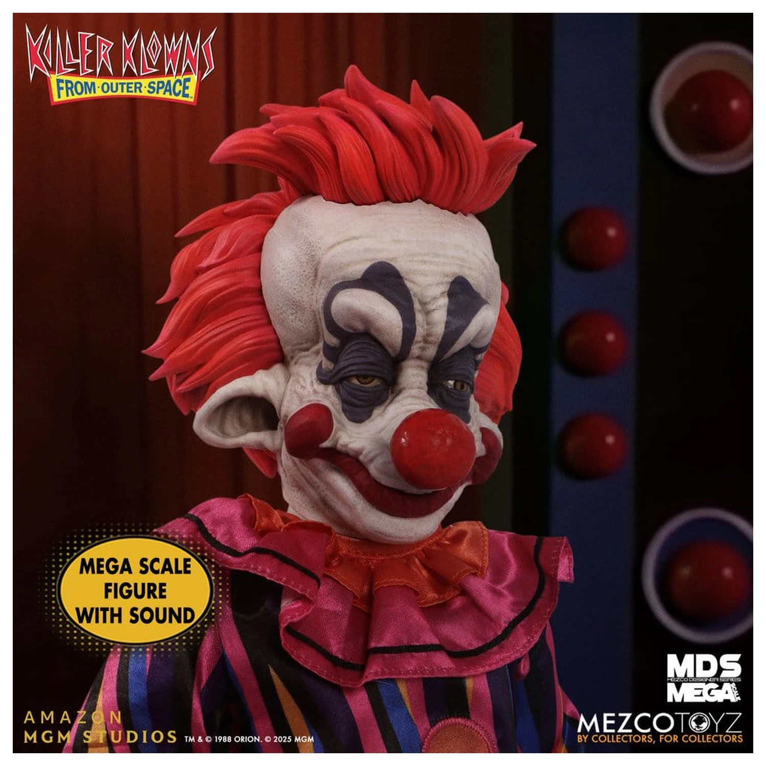 Killer Klowns from Outer Space MDS Mega Scale papusa Rudy 38 cm poza produsului