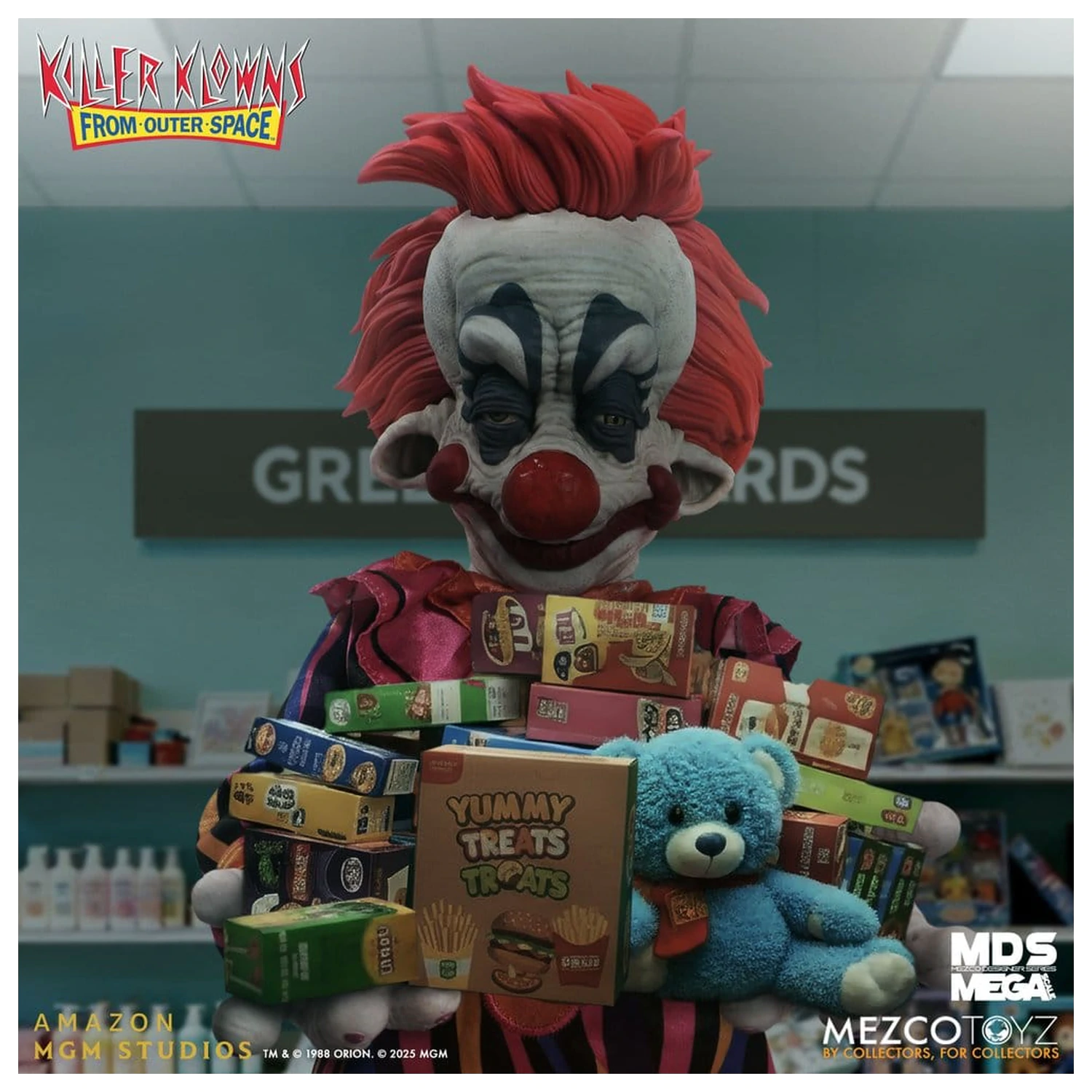 Killer Klowns from Outer Space MDS Mega Scale papusa Rudy 38 cm poza produsului