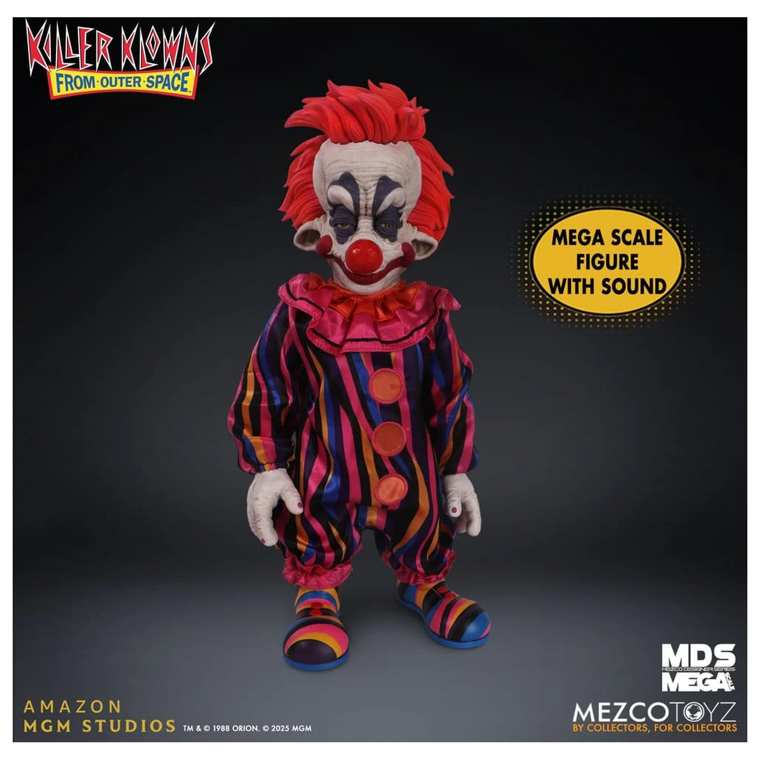Killer Klowns from Outer Space MDS Mega Scale papusa Rudy 38 cm poza produsului