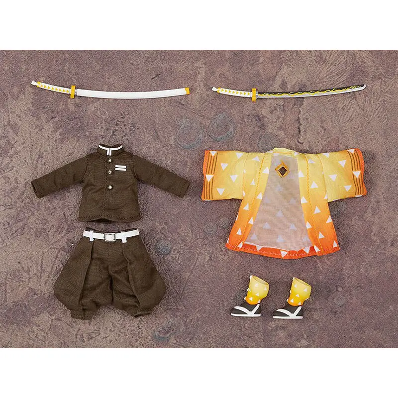 Figurina articulata Demon Slayer: Kimetsu no Yaiba Nendoroid Doll Zenitsu Agatsuma 14 cm poza produsului