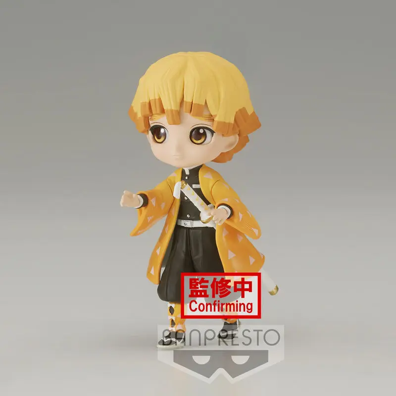 Demon Slayer Kimetsu No Yaiba Zenitsu Agatsuma Q posket figurină petit 7cm poza produsului