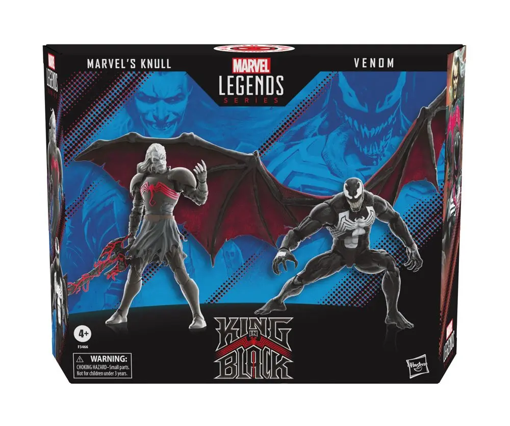 King in Black Marvel Legends Figurina de acțiune Set 2 2022 Marvel's Knull & Venom 15 cm poza produsului