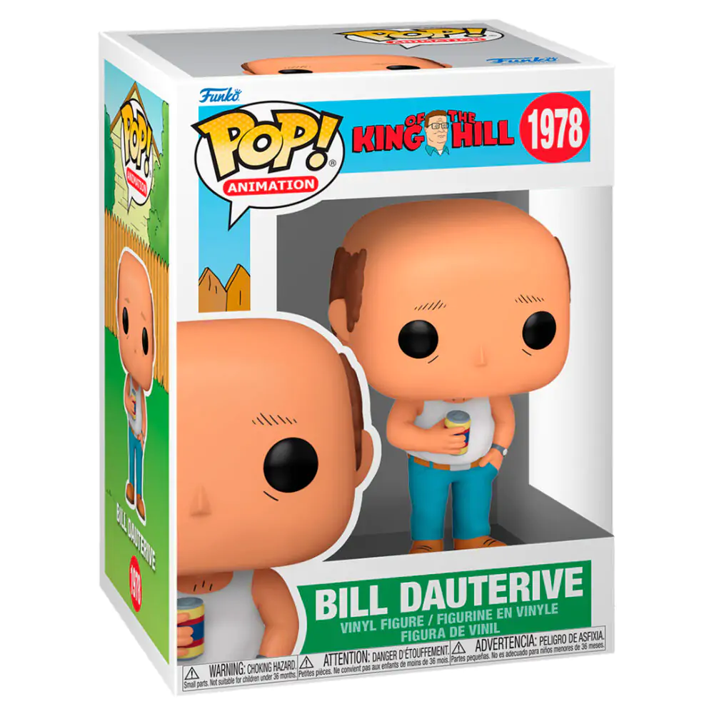 King of the Hill Funko POP! TV Vinyl Figure Bill Dauterive 9 cm Figurina de Vinil poza produsului
