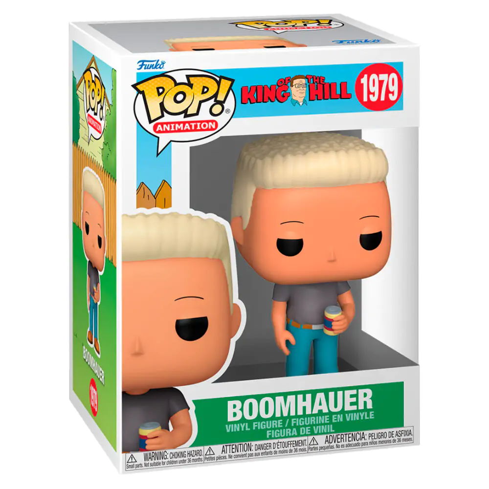Figurină de vinil King of the Hill Funko POP! TV Boomhauer 9 cm poza produsului