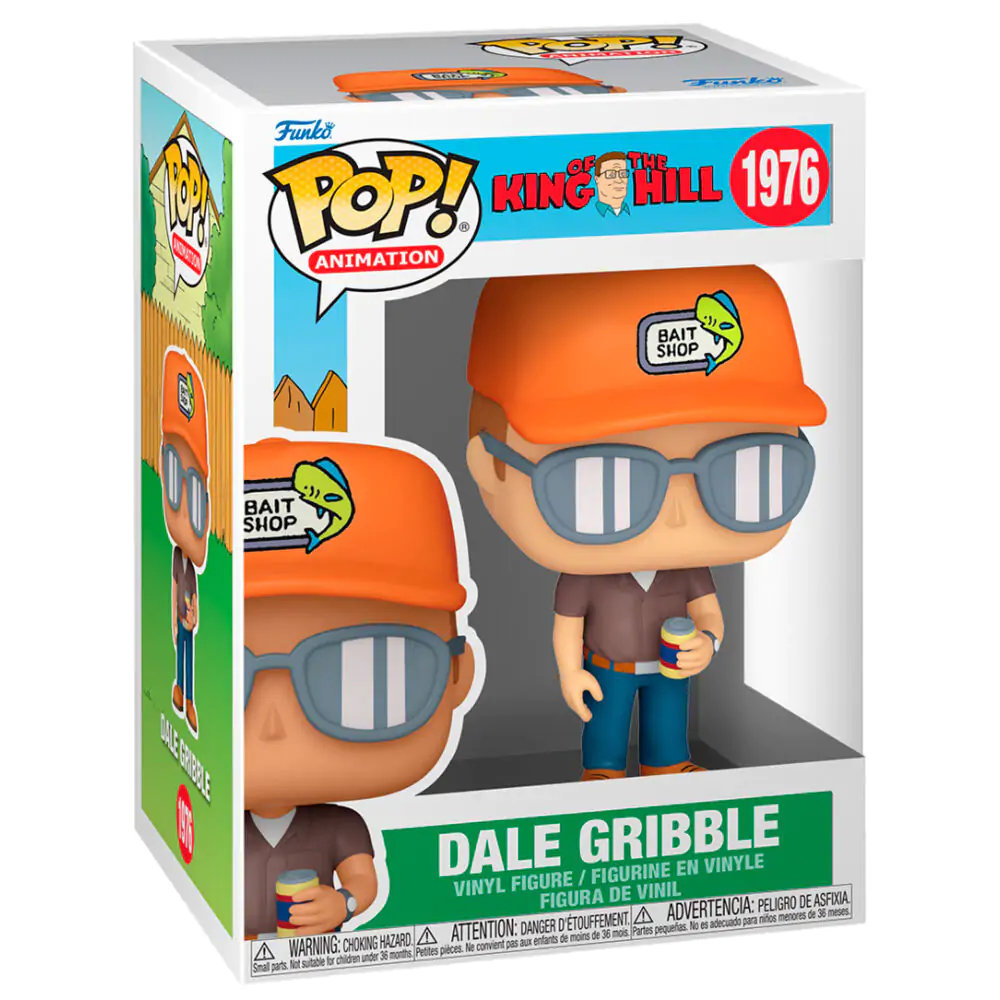 King of the Hill Funko POP! TV Vinyl Figure Dale Gribble 9 cm figurină din vinil poza produsului
