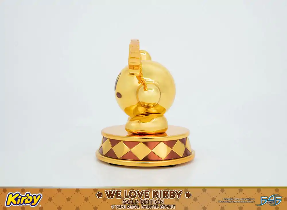 Kirby Statuie DieCast We Love Kirby Gold Edition 10 cm poza produsului