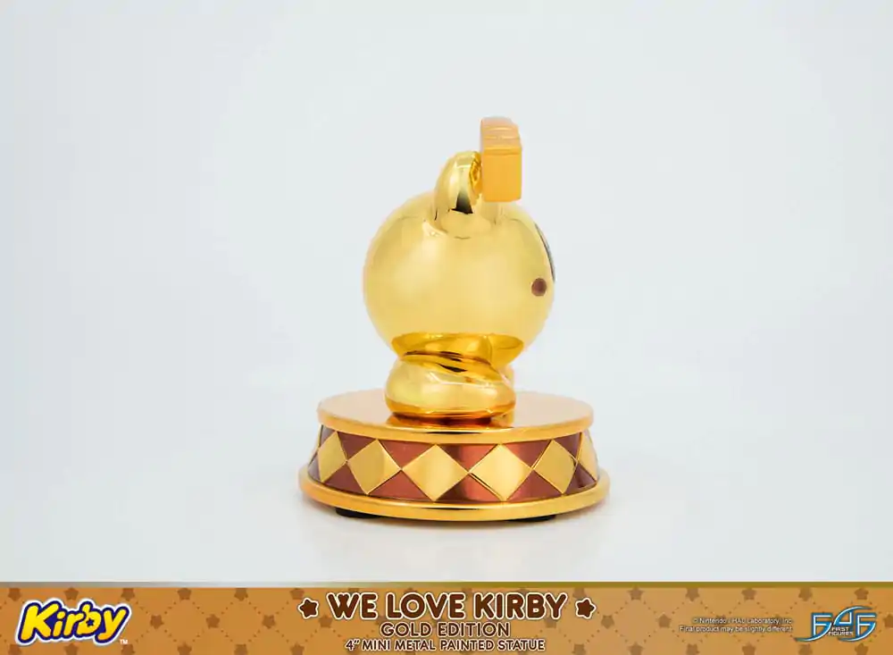 Kirby Statuie DieCast We Love Kirby Gold Edition 10 cm poza produsului