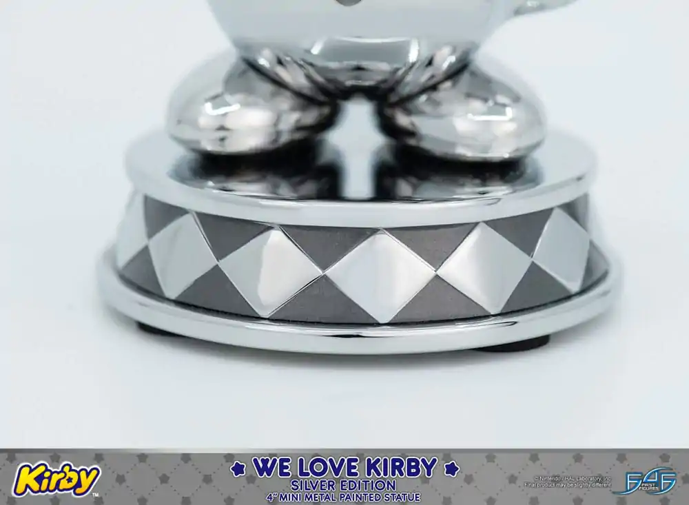 Kirby Statuie turnată sub presiune We Love Kirby Silver Edition 10 cm poza produsului