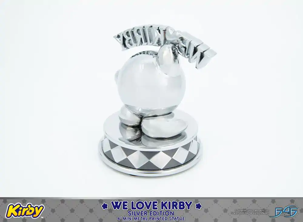 Kirby Statuie turnată sub presiune We Love Kirby Silver Edition 10 cm poza produsului
