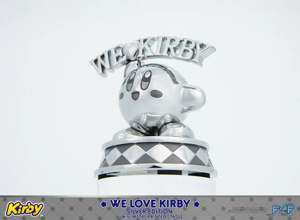 Kirby Statuie turnată sub presiune We Love Kirby Silver Edition 10 cm poza produsului