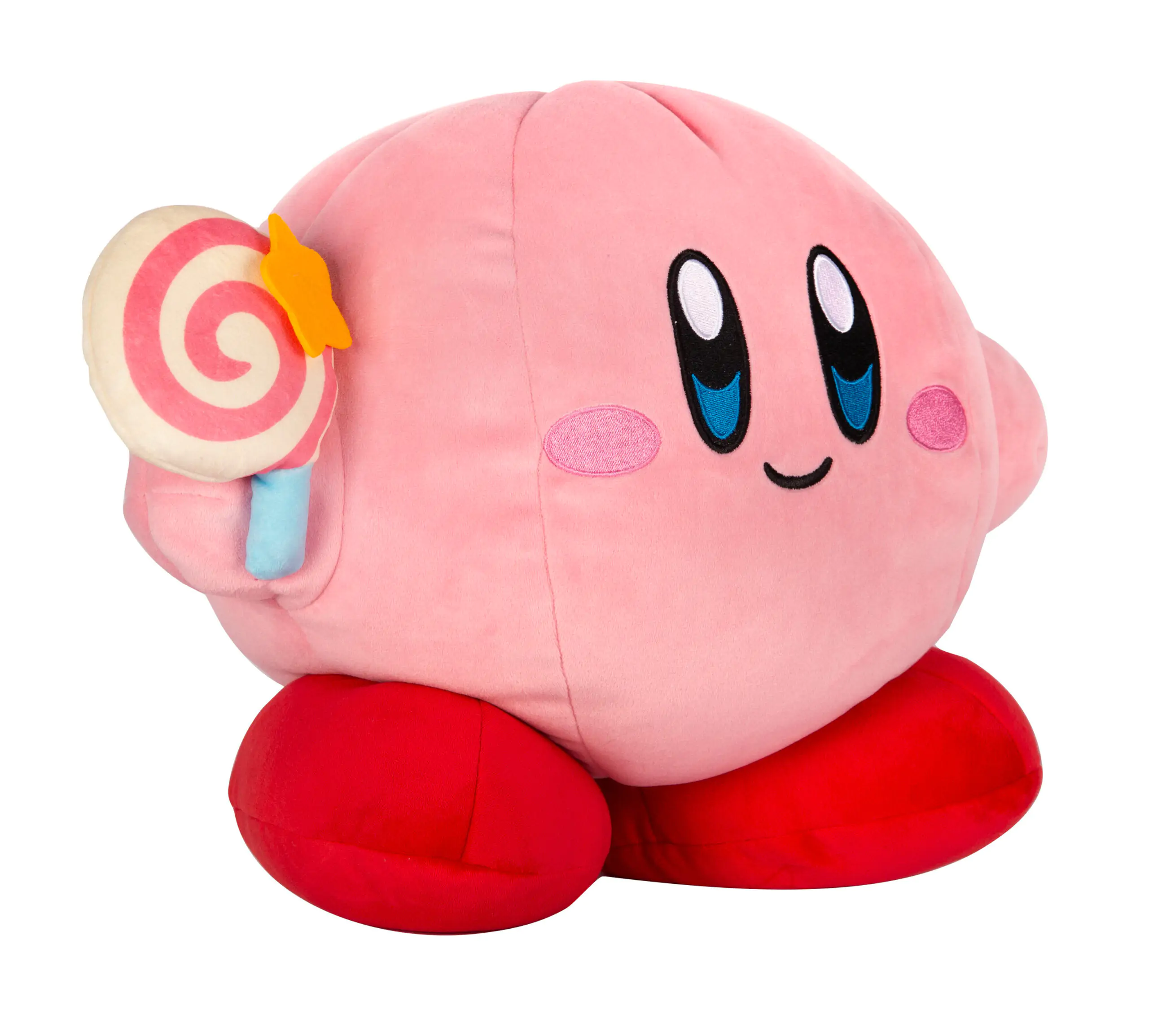 Figurină de pluș mega Kirby Mocchi-Mocchi Kirby cu Baghetă Magică invincibilă 33 cm poza produsului