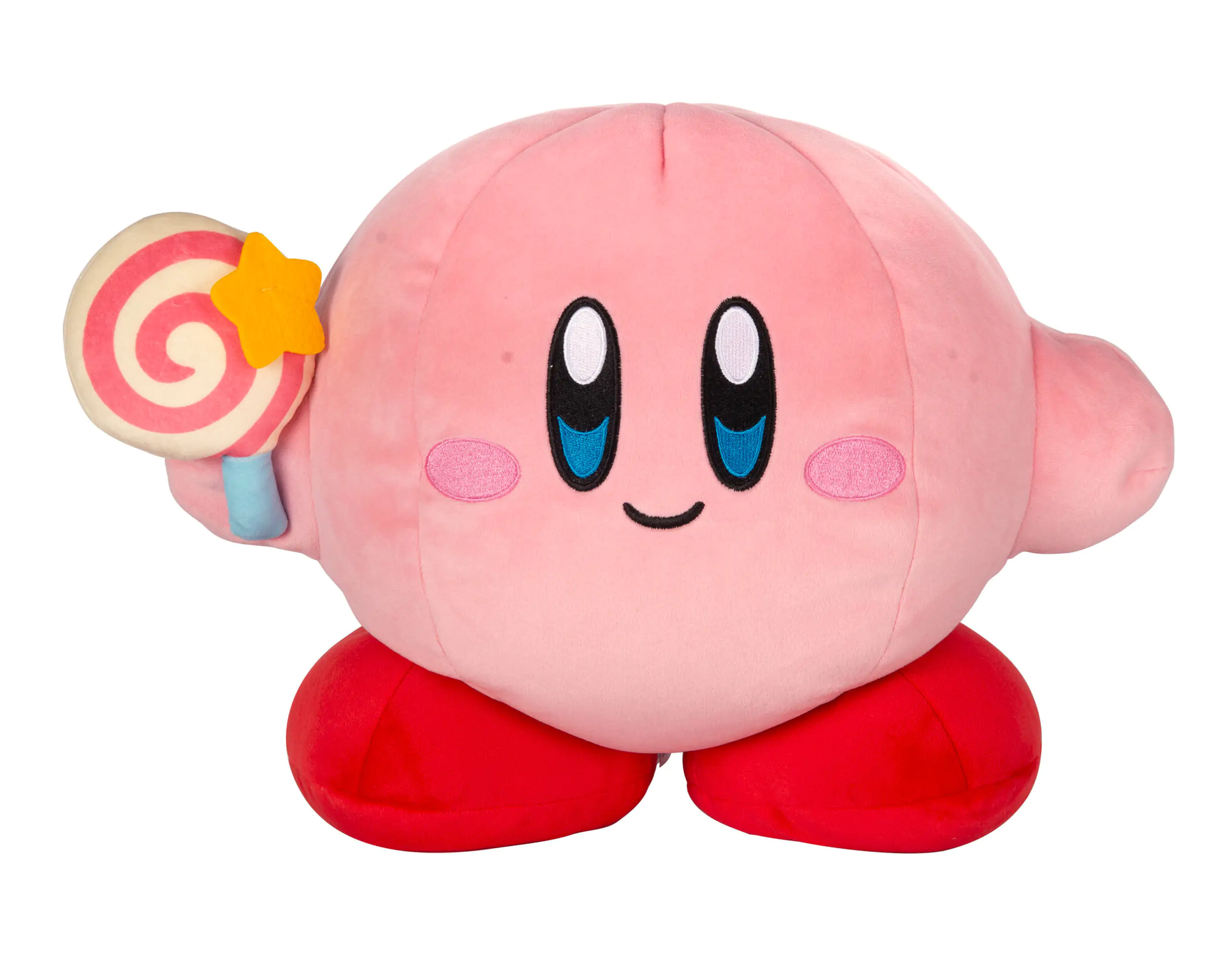 Figurină de pluș mega Kirby Mocchi-Mocchi Kirby cu Baghetă Magică invincibilă 33 cm poza produsului