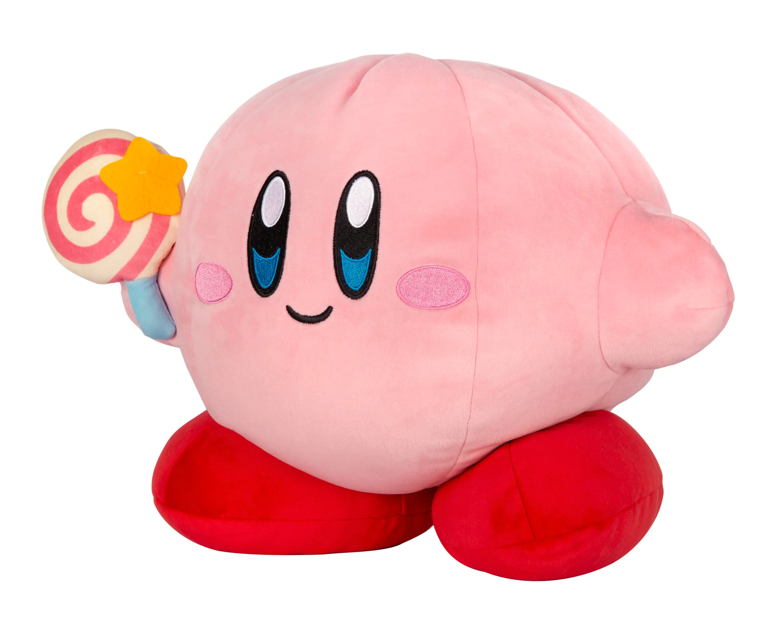 Figurină de pluș mega Kirby Mocchi-Mocchi Kirby cu Baghetă Magică invincibilă 33 cm poza produsului