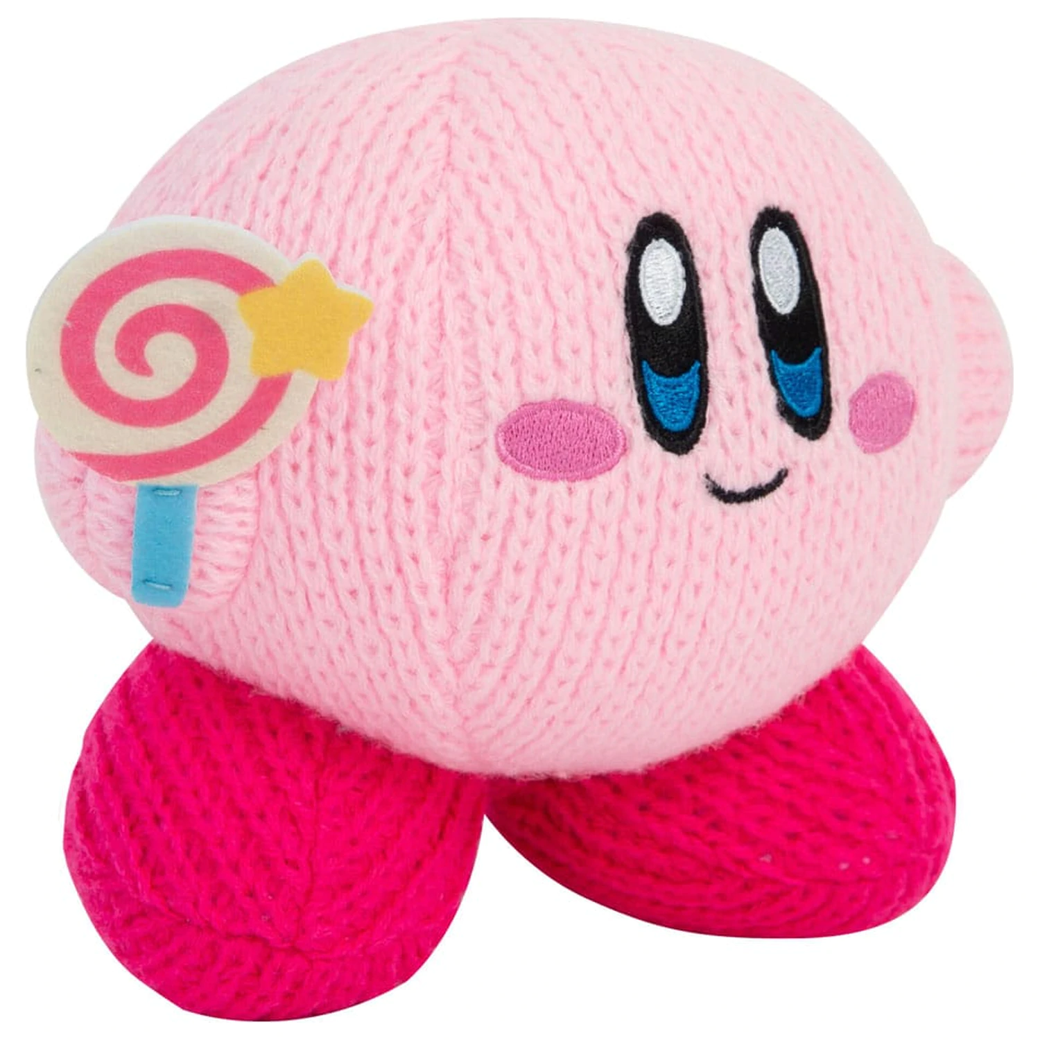 Kirby Nuiguru-Knit Plush Figura Kirby cu Bagheta de Bomboane Invincibile poza produsului