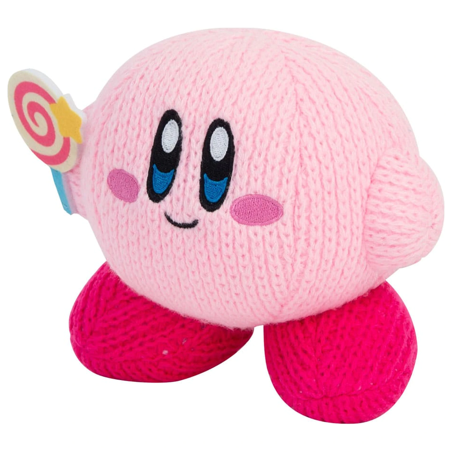 Kirby Nuiguru-Knit Plush Figura Kirby cu Bagheta de Bomboane Invincibile poza produsului