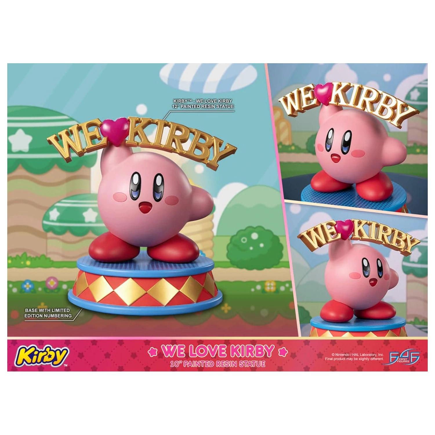 Kirby Statue We Love Kirby 24 cm poza produsului