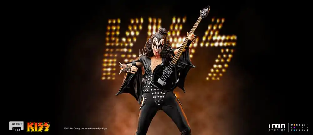 Kiss Art Scala Statuie 1/10 Gene Simons Editie Limitata 26 cm poza produsului