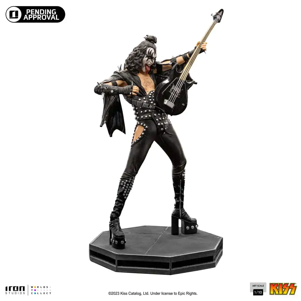 Kiss Art Scala Statuie 1/10 Gene Simons Editie Limitata 26 cm poza produsului