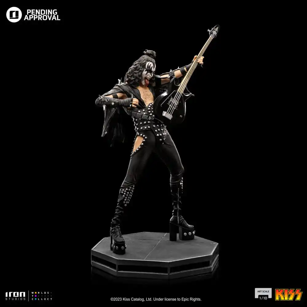 Kiss Art Scala Statuie 1/10 Gene Simons Editie Limitata 26 cm poza produsului