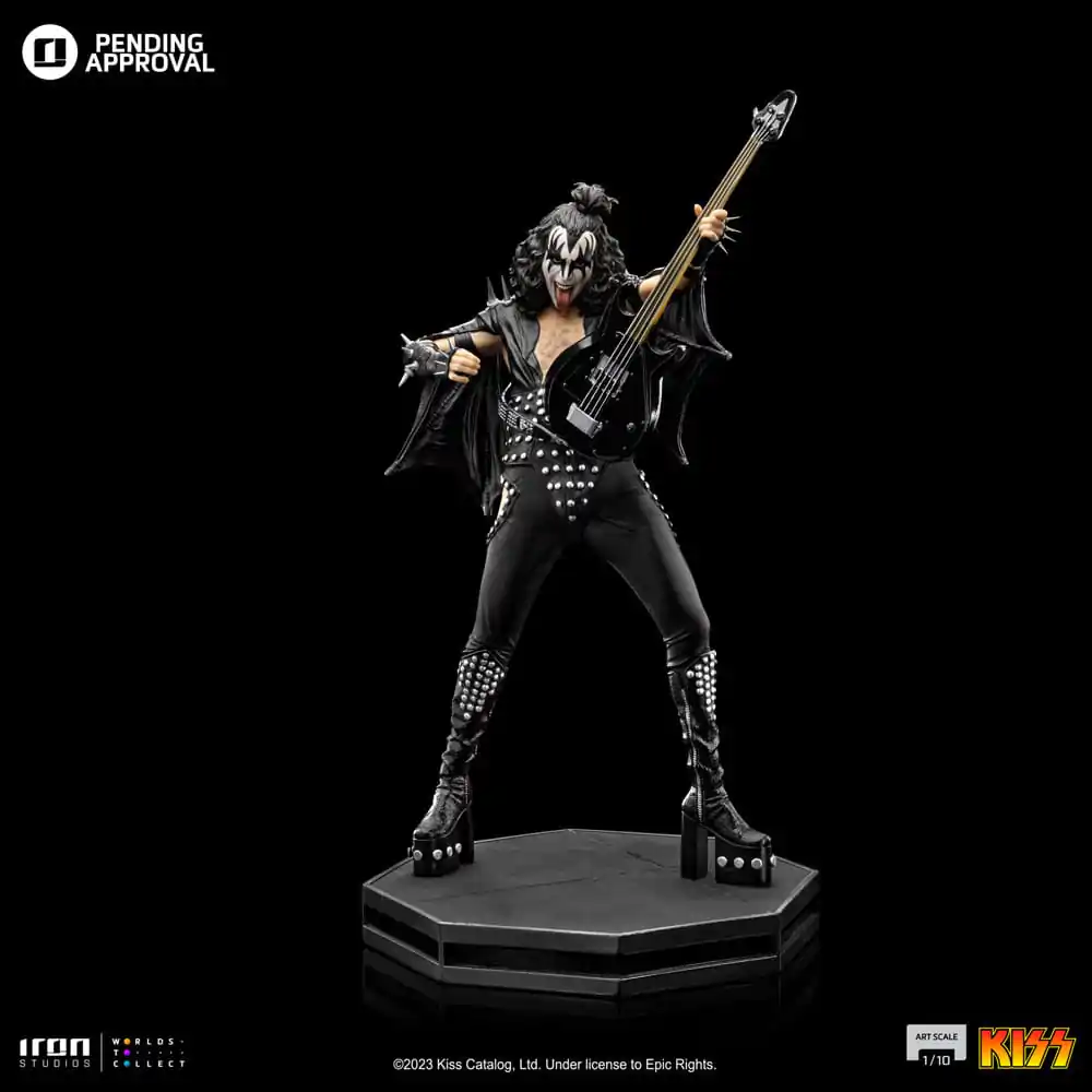 Kiss Art Scala Statuie 1/10 Gene Simons Editie Limitata 26 cm poza produsului