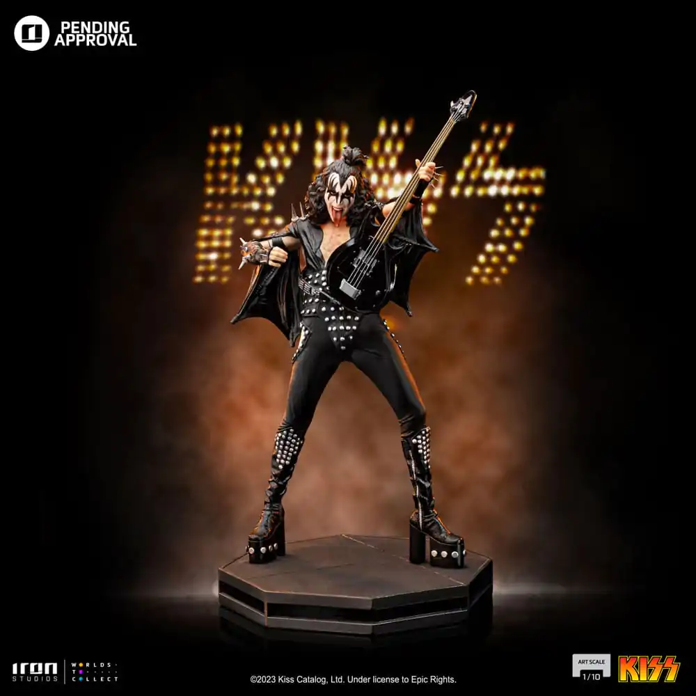 Kiss Art Scala Statuie 1/10 Gene Simons Editie Limitata 26 cm poza produsului