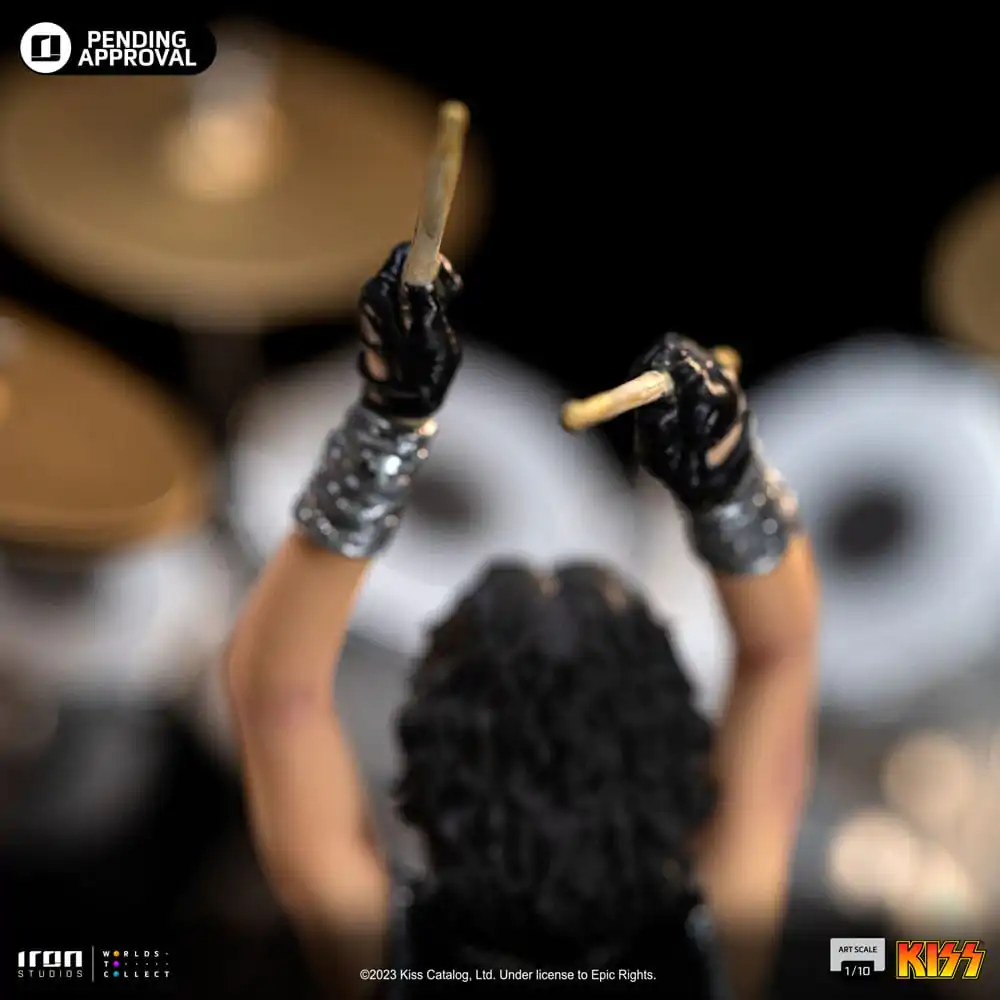 Kiss Art Statuie la Scară 1/10 Peter Criss Ediție Limitată 22 cm poza produsului
