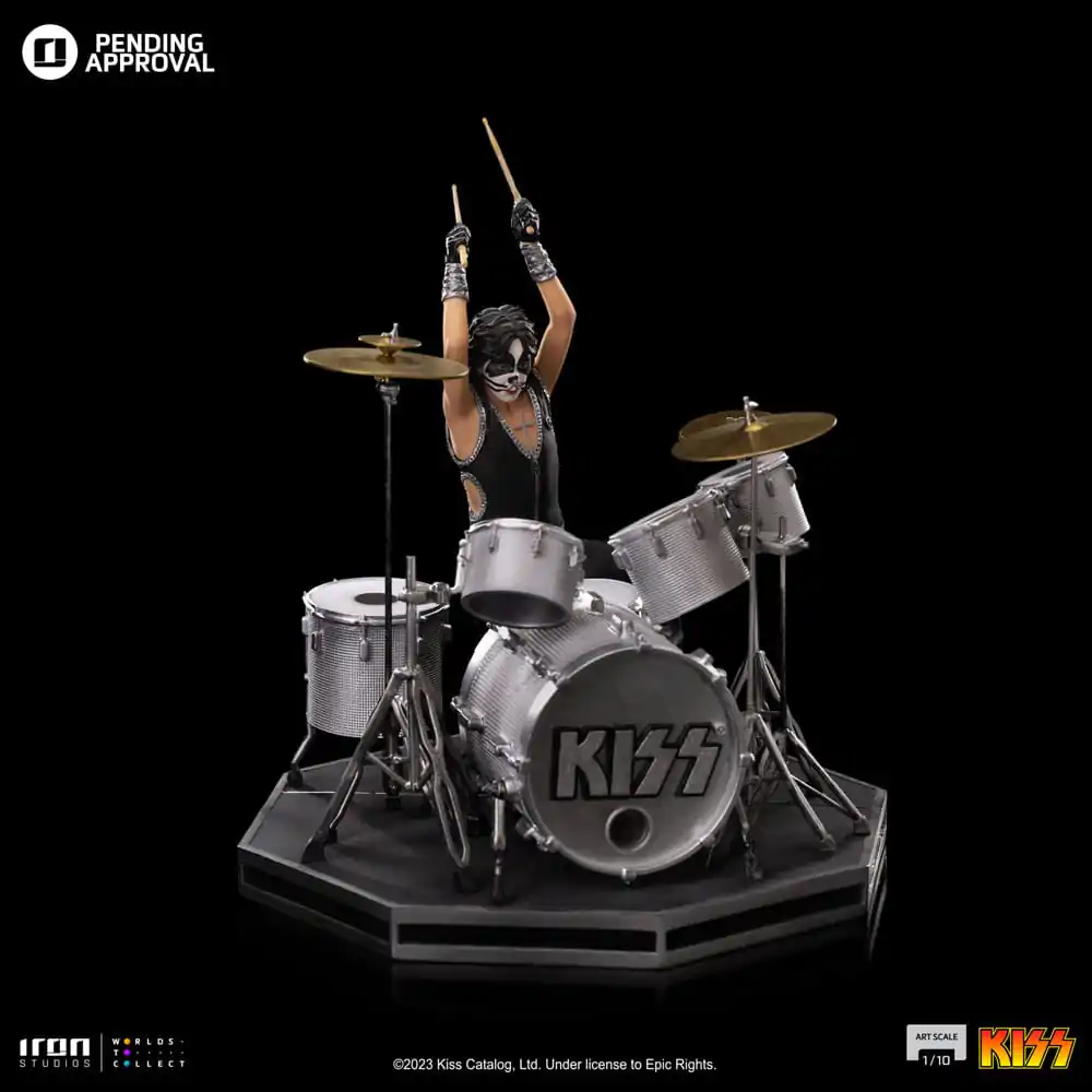 Kiss Art Statuie la Scară 1/10 Peter Criss Ediție Limitată 22 cm poza produsului