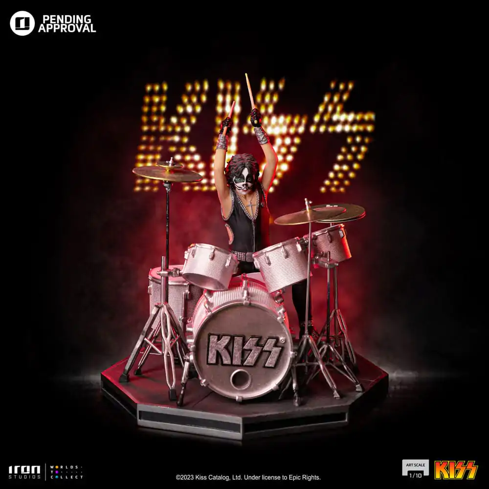 Kiss Art Statuie la Scară 1/10 Peter Criss Ediție Limitată 22 cm poza produsului