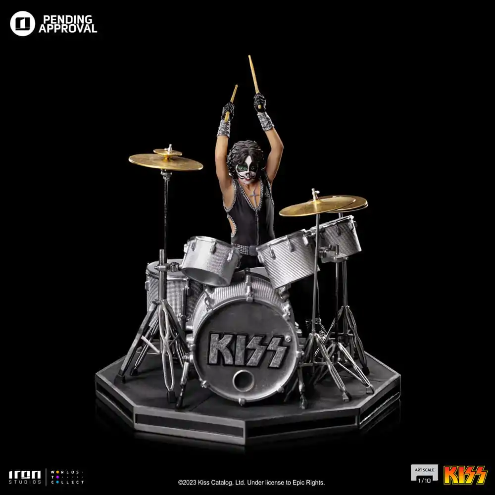 Kiss Art Statuie la Scară 1/10 Peter Criss Ediție Limitată 22 cm poza produsului