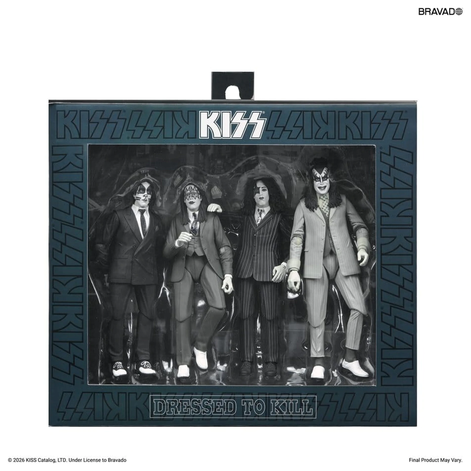 KISS Action Figures 4-Pack Dressed to Kill Album Cover 18 cm poza produsului
