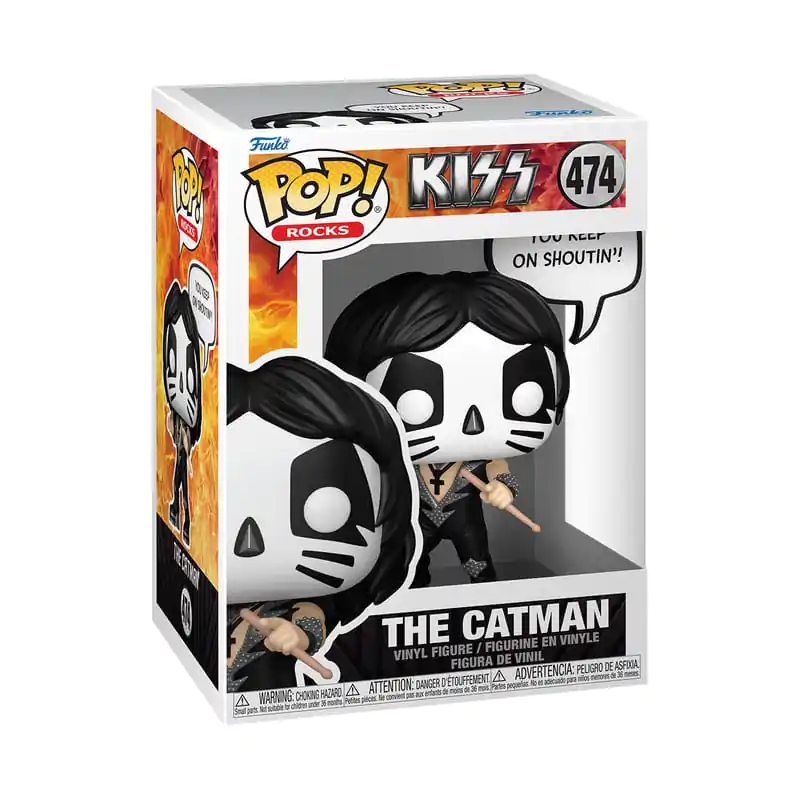 KISS Funko POP! Figurină Vinyl Sayings The Catman(R&R All Night) 9 cm poza produsului