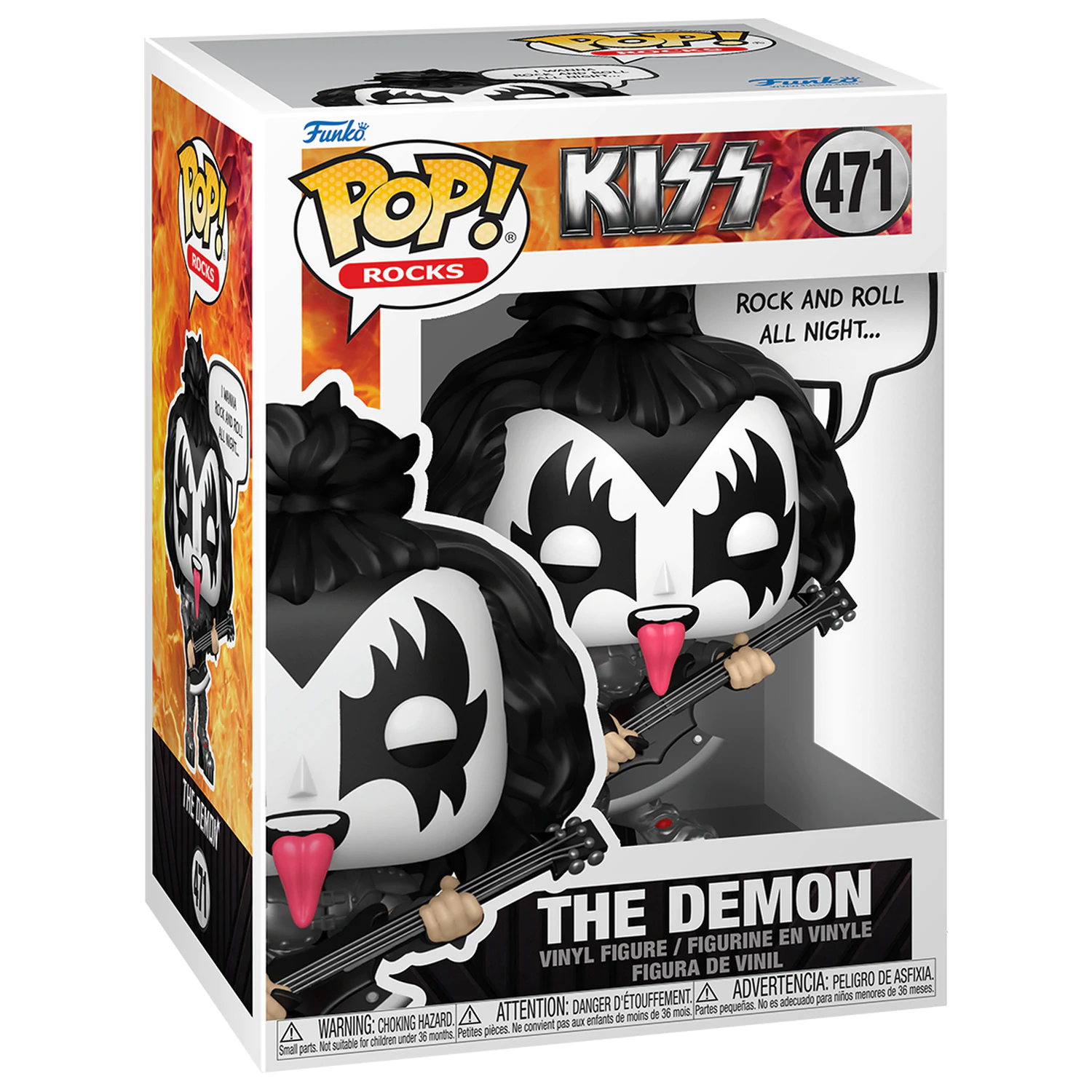 KISS Funko POP! Sayings Figurină Vinyl The Demon(R&R All Night) 9 cm poza produsului