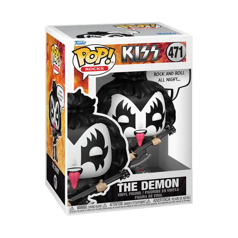 KISS Funko POP! Sayings Figurină Vinyl The Demon(R&R All Night) 9 cm poza produsului