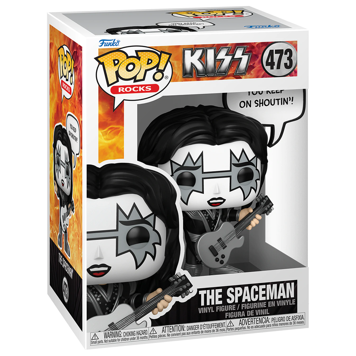 KISS Funko POP! Sayings Vinyl Figure The Spaceman(R&R All Night) 9 cm figurină vinil poza produsului