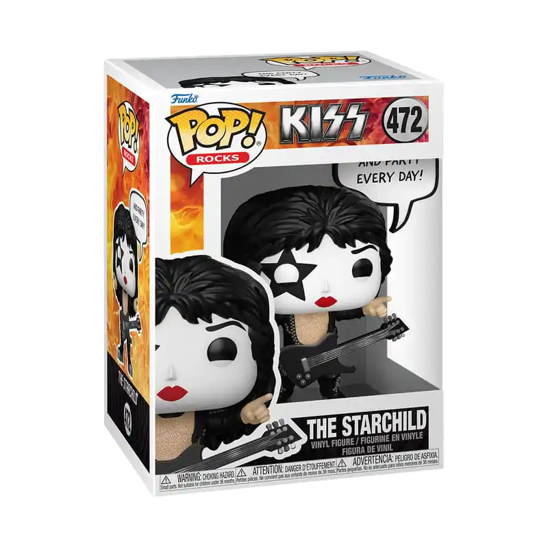 KISS Funko POP! Sayings Figurina Vinyl The Starchild(R&R All Night) 9 cm poza produsului