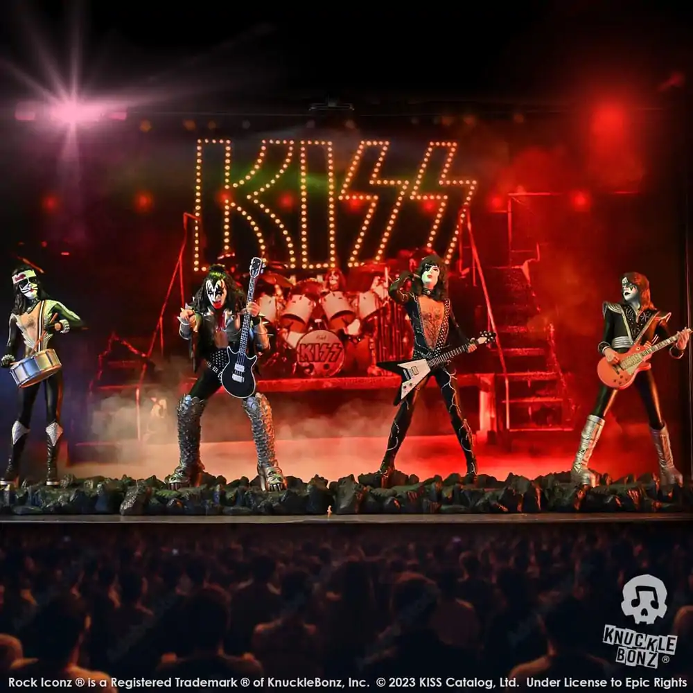 Statuie Kiss Rock Iconz The Catman (Destroyer) 22 cm poza produsului